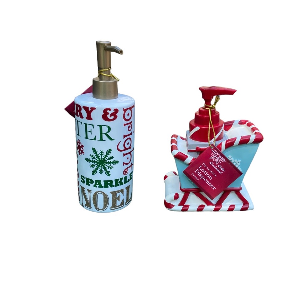 New Christmas Soap and Lotion Containers